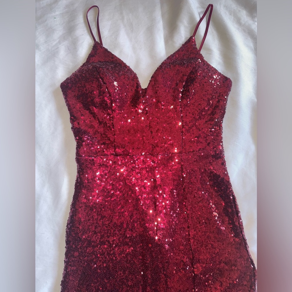 B. Smart Red Elegant Dress
